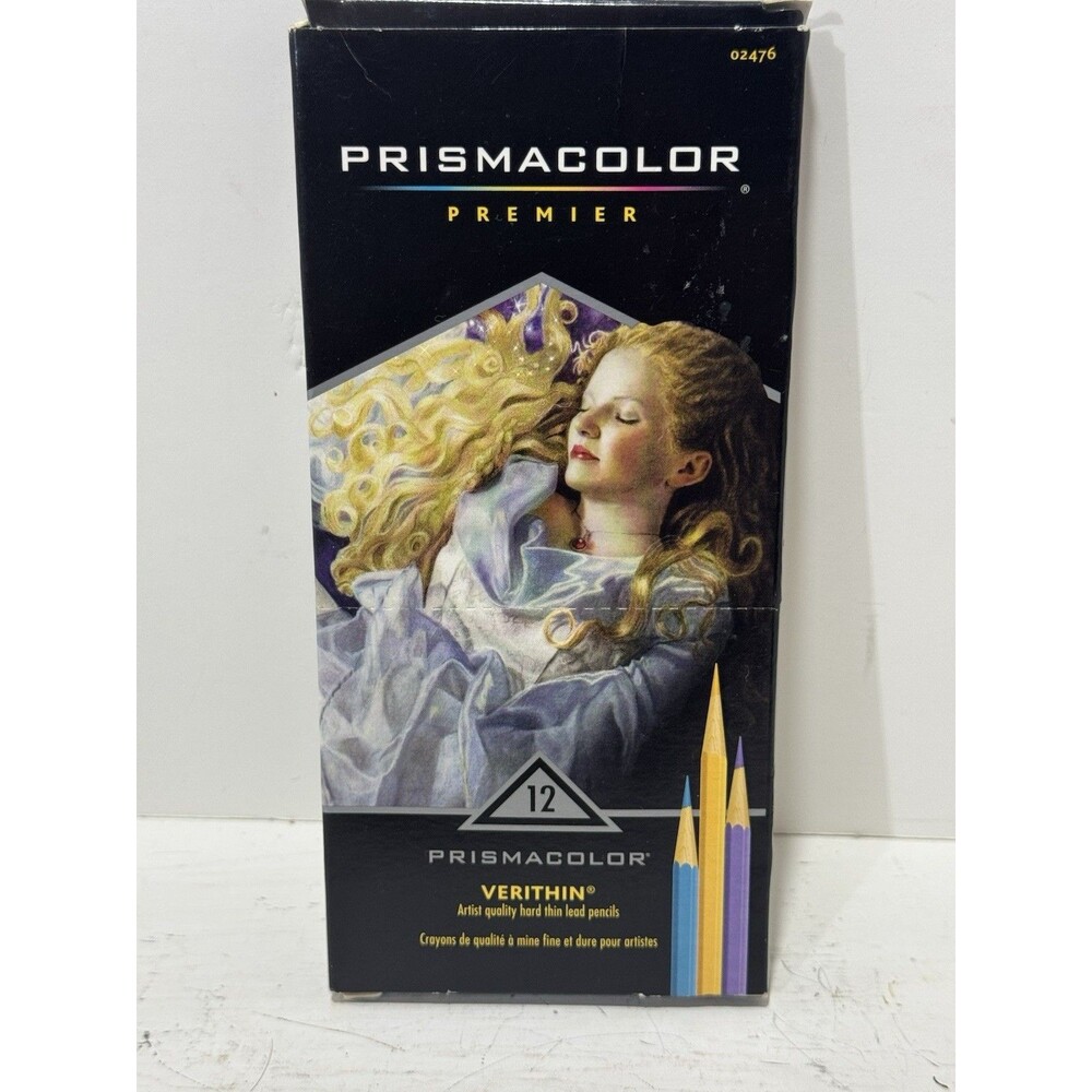 Prismacolor Premier Verithin Set Of 12 Colored Pencils 10 Are New 2 Are Sharp
